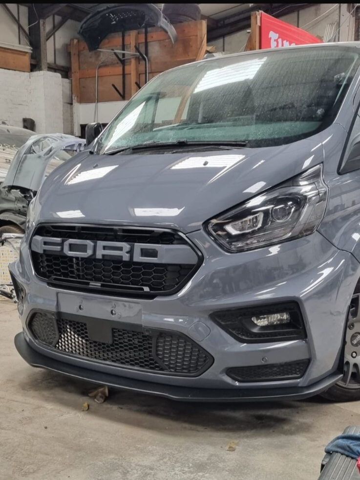 FORD TRANSIT CUSTOM- FACELIFT FRONT SPLITTER FOR MSRT