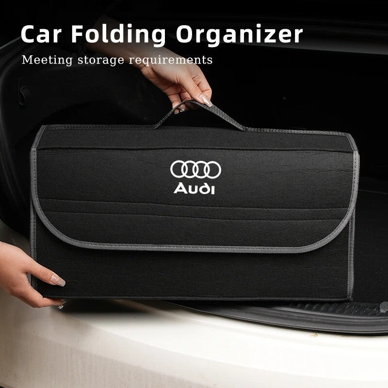 Car Trunk Storage Box Organizer Foldable for Audi Q5 Q7 Q3 A3 A4 A6 A5 A8