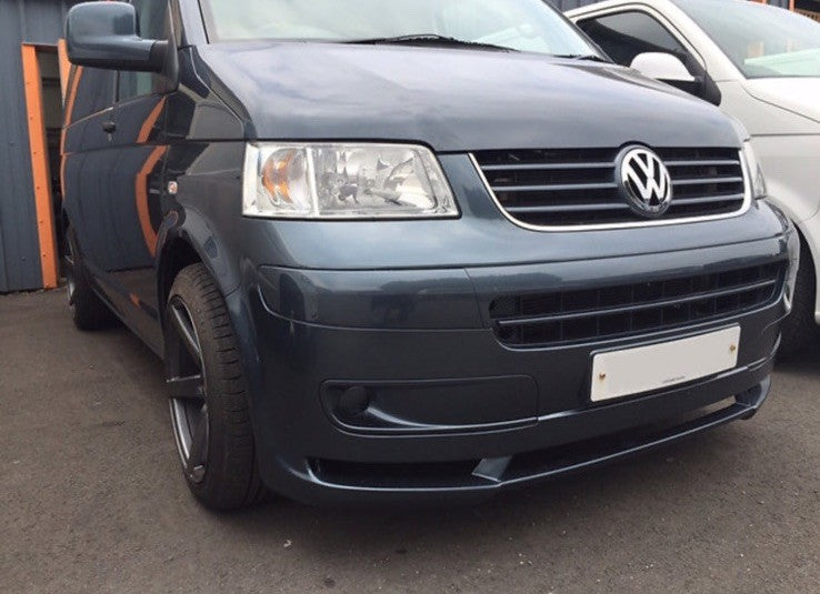 VW T5- Front splitter NEW GERMAN STYLE Only for Prefacelift Caravelle 2003-2009