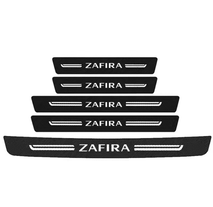 5PC Door Sill Protectors For Vauxhall Zafira Fast Shipping Gift Ideas