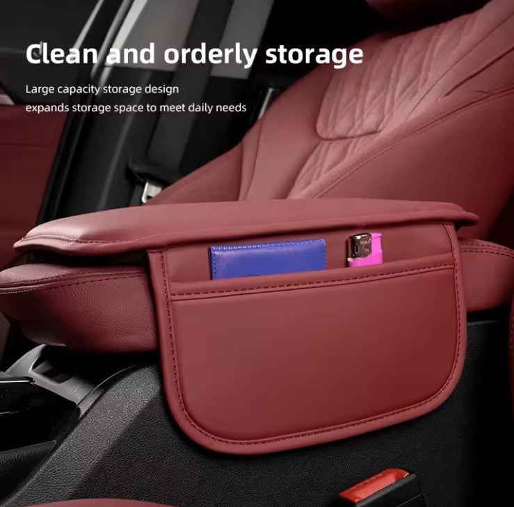 Car Leather Armrest Box Protective Pad for Ford ST Line, Edge,  Transit, Kuga