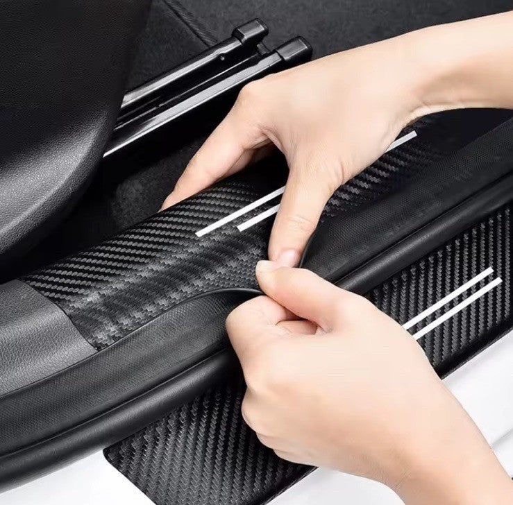 5 Pcs Car Door Sill And Boot Sill Protector For Audi S Line