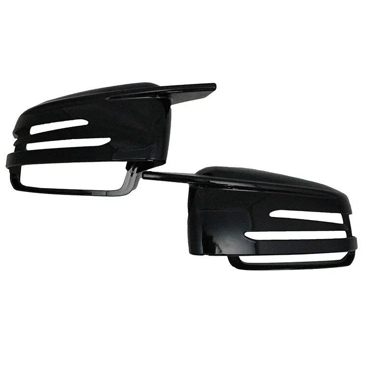 Gloss Black Blade Style Wing Mirror Caps Covers for Mercedes A B C CLA E GLA Cla
