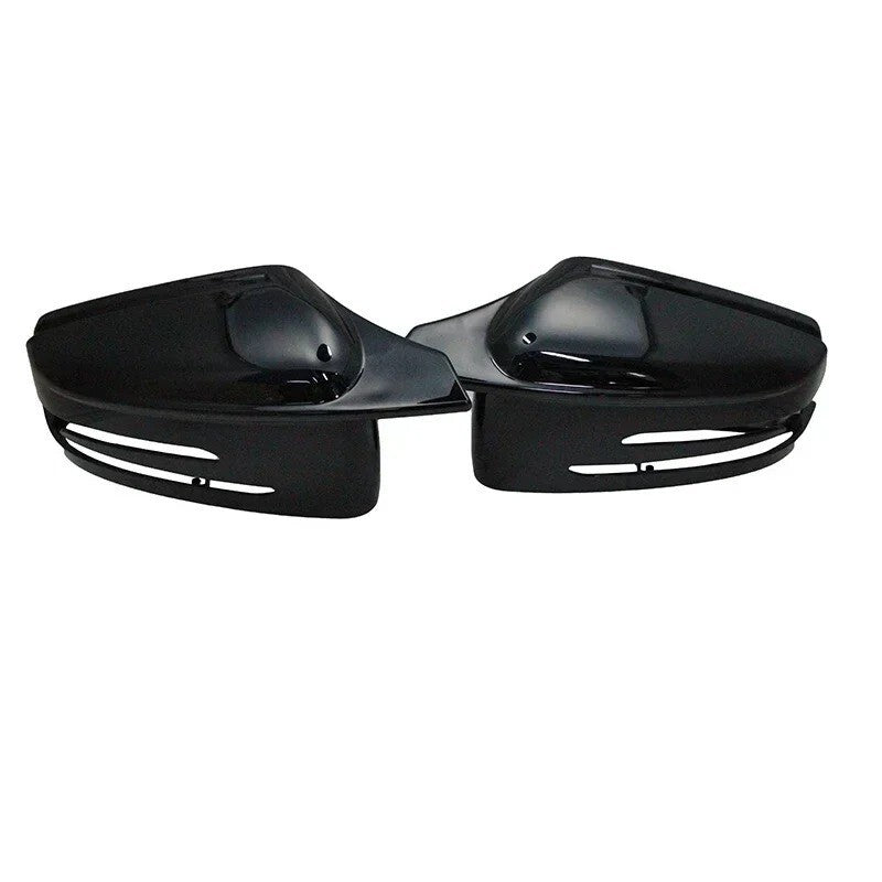 Gloss Black Blade Style Wing Mirror Caps Covers for Mercedes A B C CLA E GLA Cla