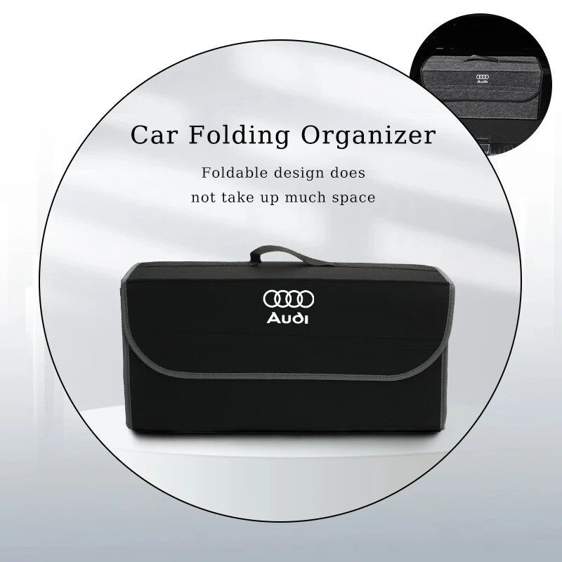 Car Trunk Storage Box Organizer Foldable for Audi Q5 Q7 Q3 A3 A4 A6 A5 A8