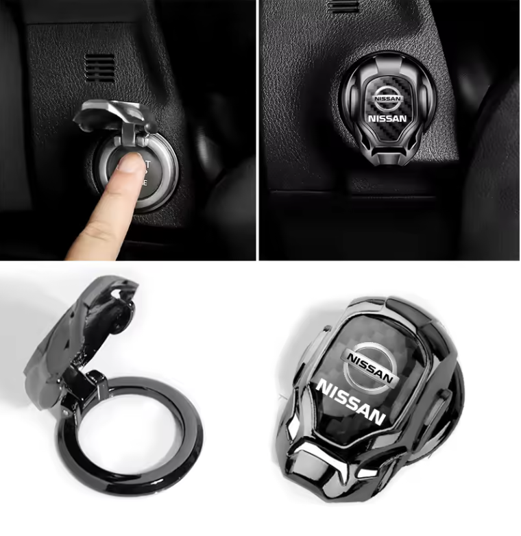 Engine Start Stop Button Cover for Nissan GTR X-Trail Qashqai Juke Note Patrol