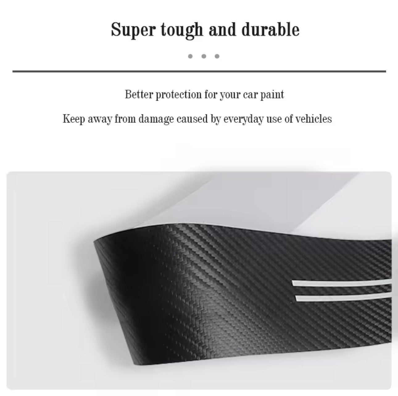 4PCS Carbon Fibre Effect Car Door Sill Protective Strips For Volvo XC70