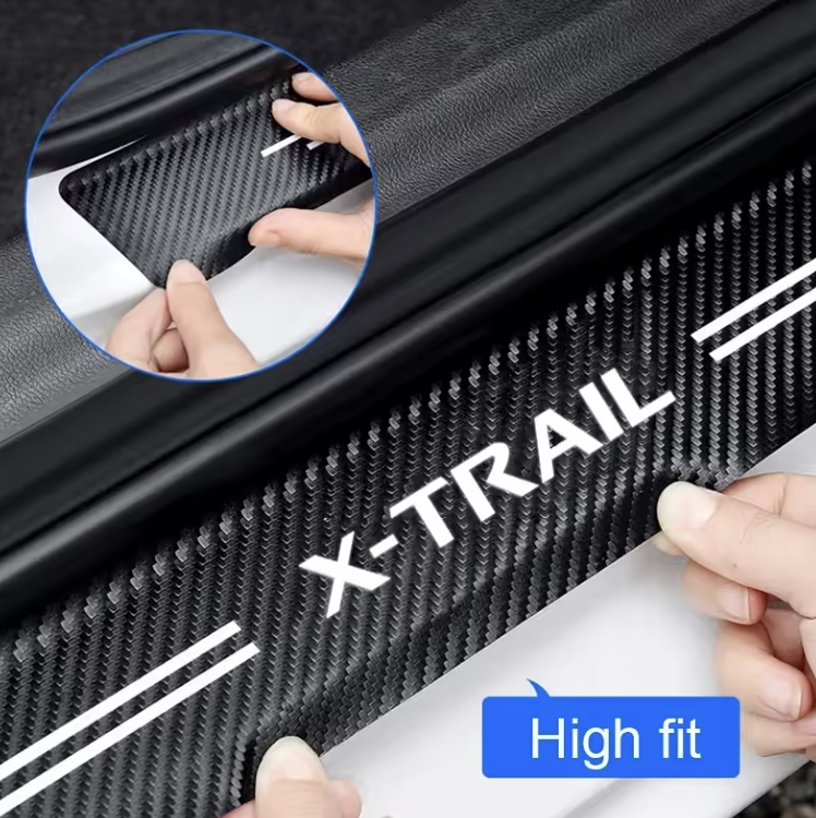 5PC Luminous Door Sill Protector Sticker for Nissan X-Trail