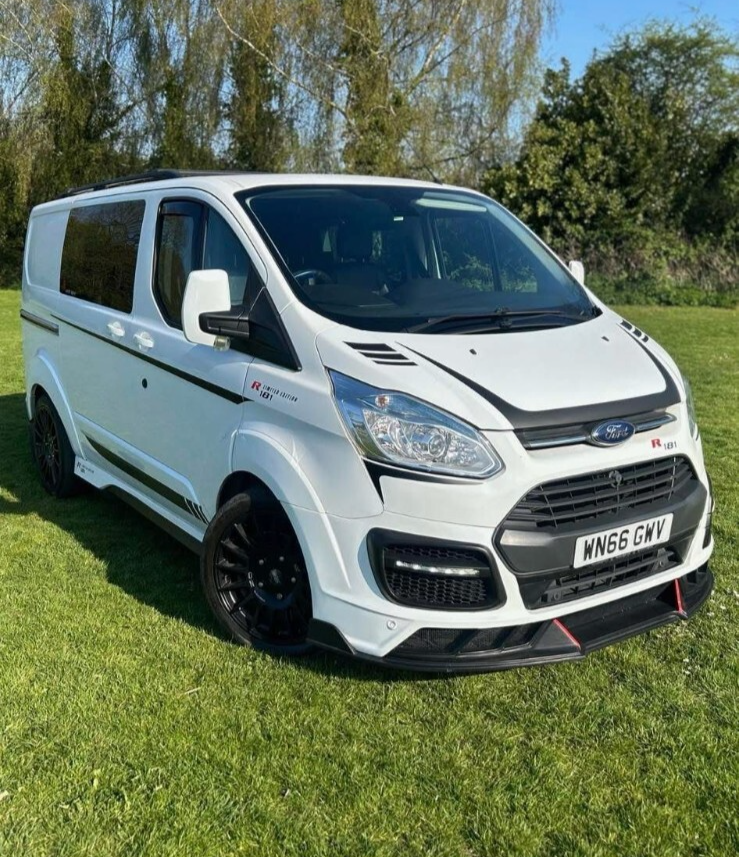 FORD TRANSIT CUSTOM- M SPORT FRONT SPLITTER 2013-2018
