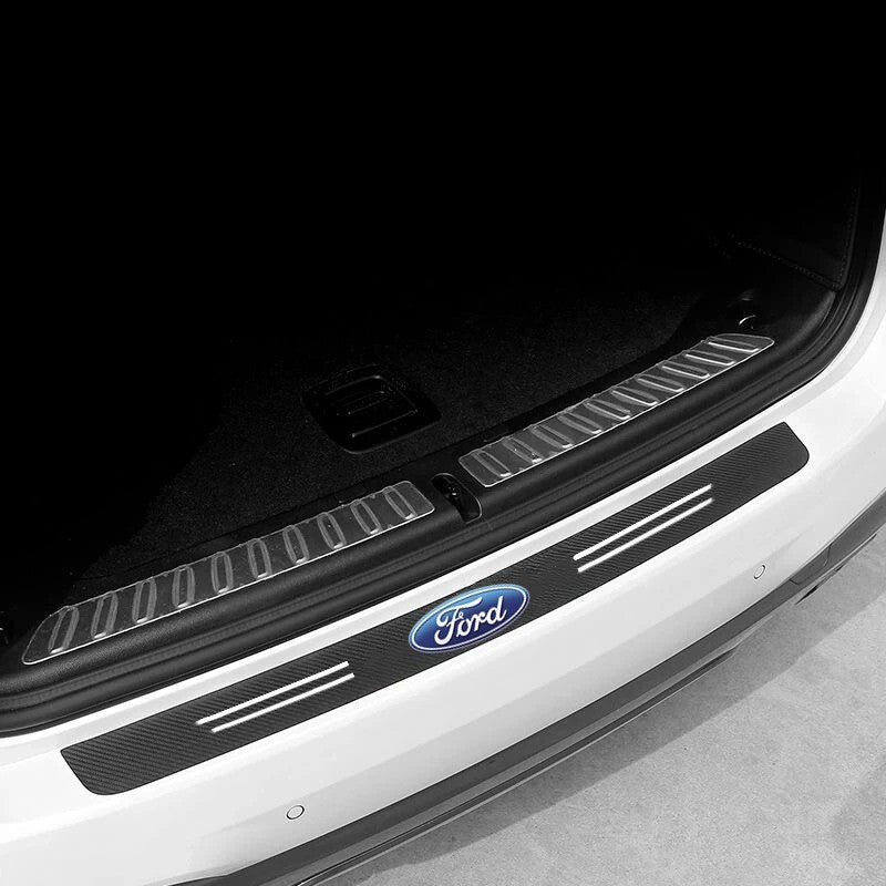5PC Carbon Fiber Door Sill Protector for Ford Fiesta Kuga Ranger Transit ST