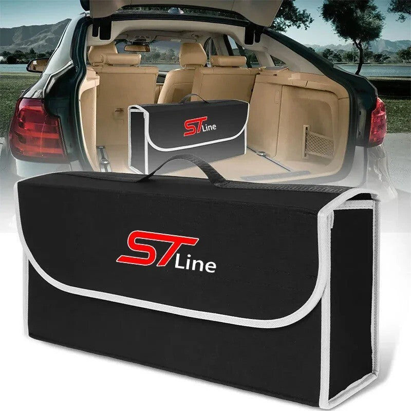 Car Trunk Storage Box for Ford ST Line Focus X Mondeo Kuga MK2/3/4 Accessories