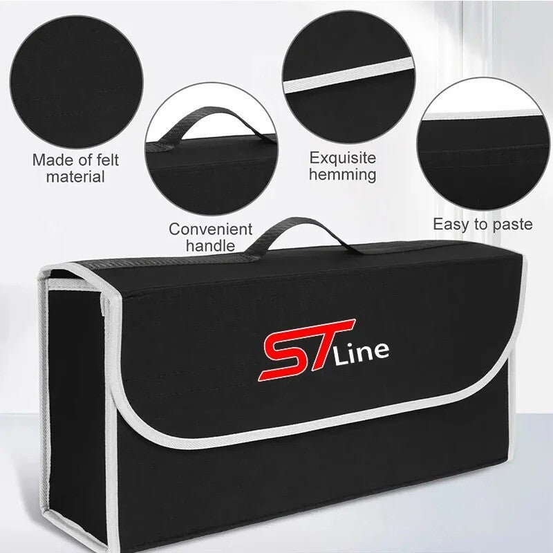 Car Trunk Storage Box for Ford ST Line Focus X Mondeo Kuga MK2/3/4 Accessories
