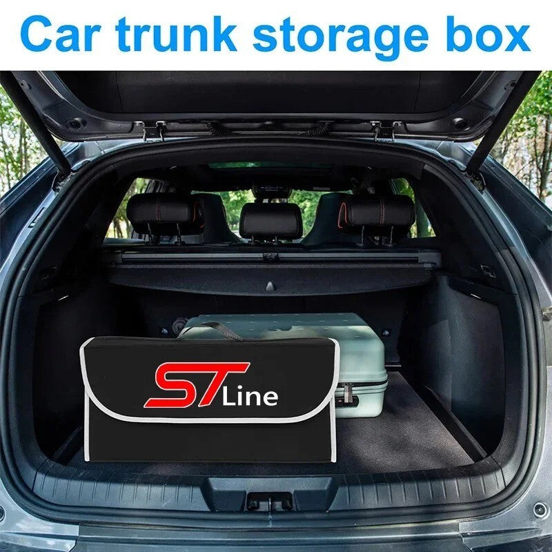 Car Trunk Storage Box for Ford ST Line Focus X Mondeo Kuga MK2/3/4 Accessories