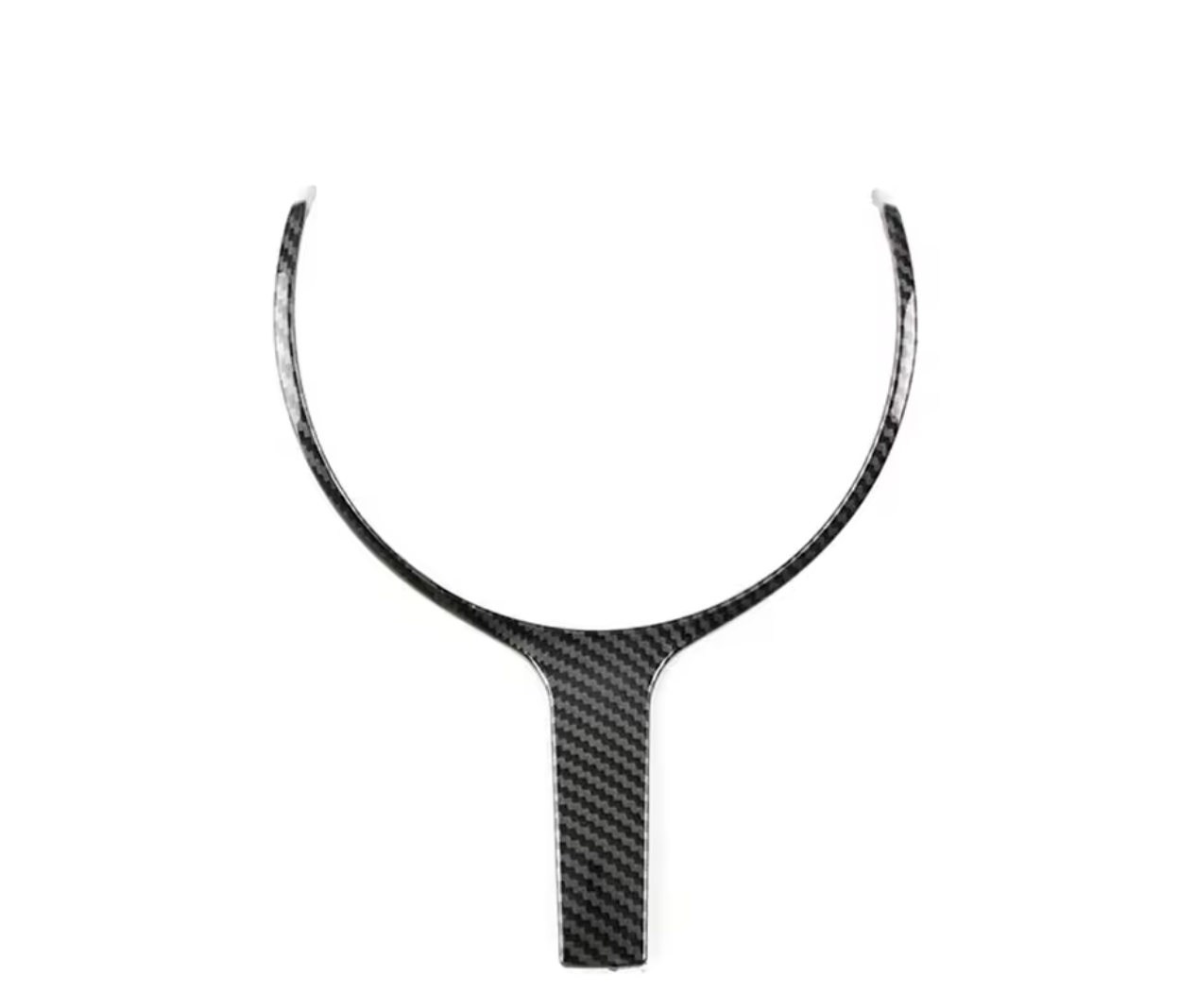 Carbon Fiber Style Steering Wheel Trim Cover for BMW M-Sport 123456 Series