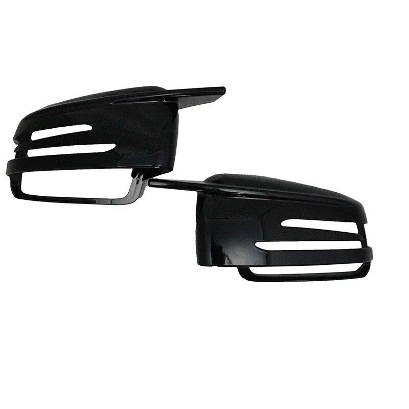 Gloss Black Blade Style Wing Mirror Caps Covers for Mercedes A B C CLA E GLA Cla