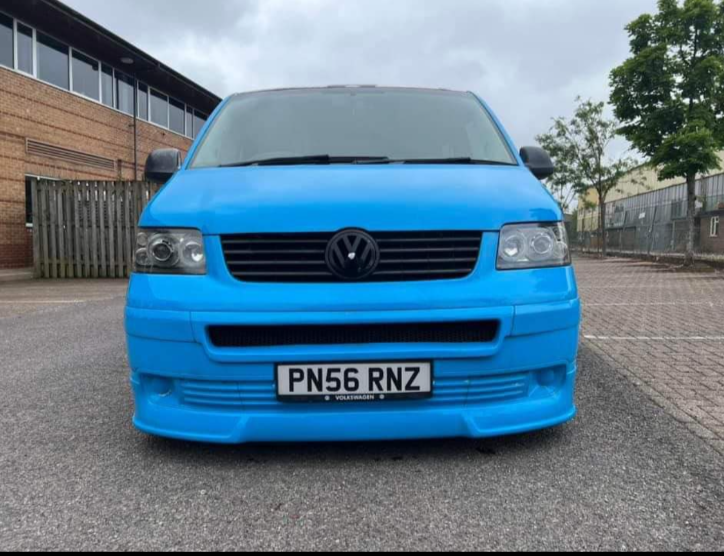 VW T5- FRONT SPLITTER (GTX) FOR PREFACELIFT COMMERICAL FRONT BUMPER 2003-2009