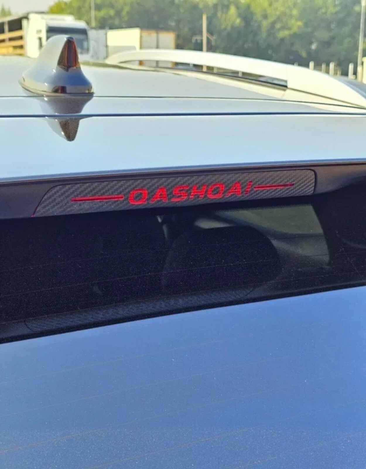 Carbon Fiber Brake Light Sticker for 2015-2018 Nissan Qashqai J11 Stop Lamp