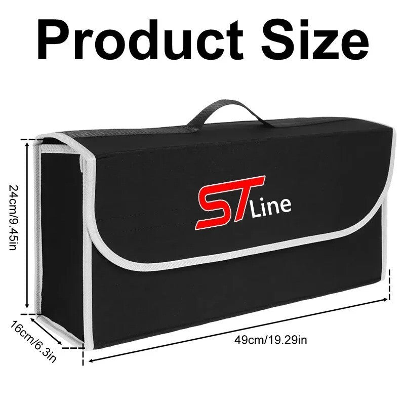 Car Trunk Storage Box for Ford ST Line Focus X Mondeo Kuga MK2/3/4 Accessories