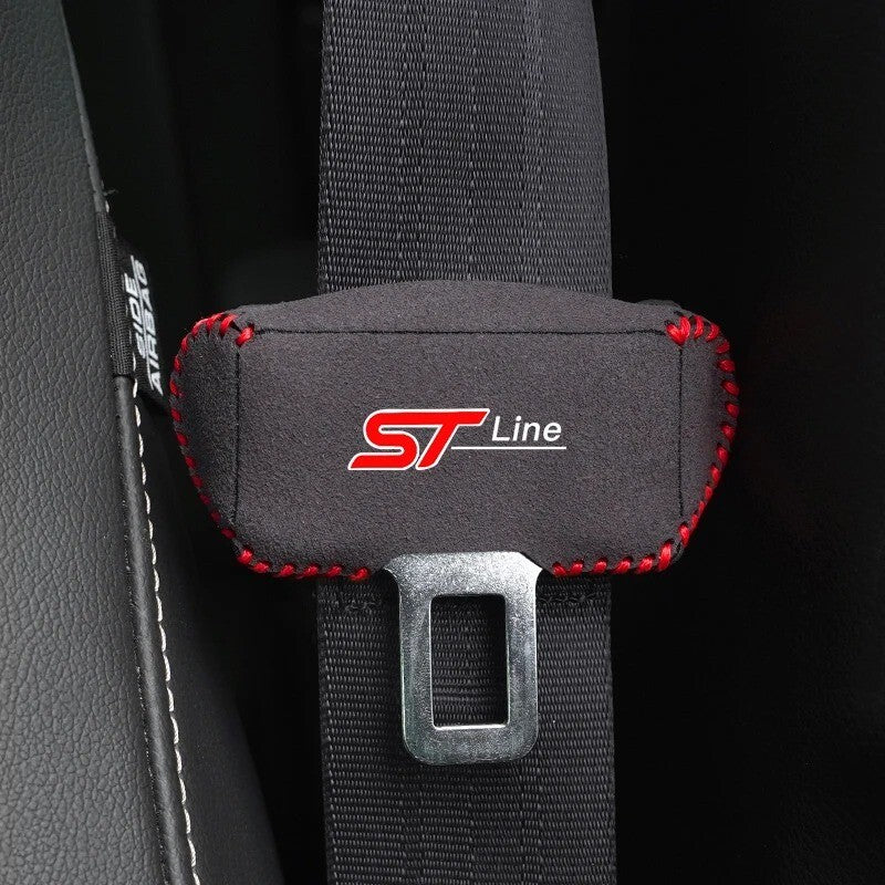 Ford ST Line Seatbelt Buckle Cover For Ford Fiesta Focus Puma Kuga Mondeo