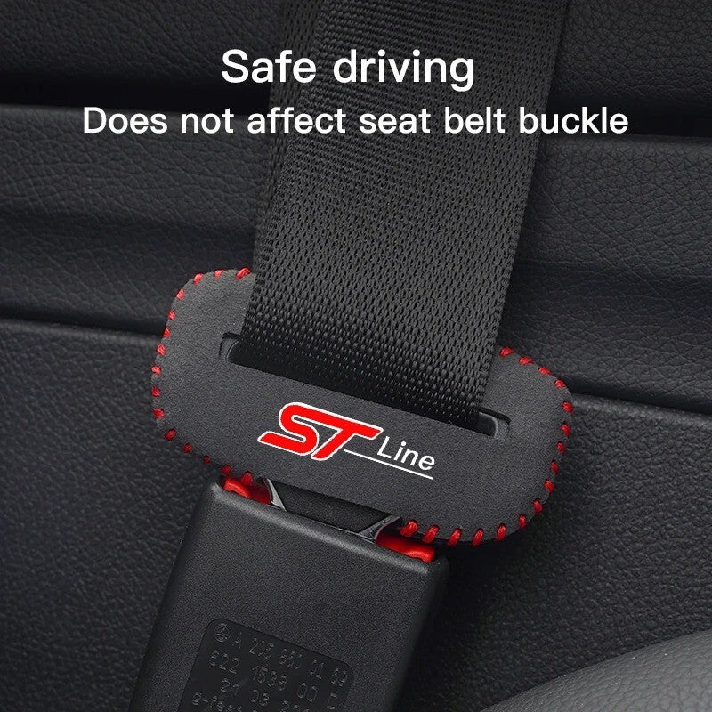 Ford ST Line Seatbelt Buckle Cover For Ford Fiesta Focus Puma Kuga Mondeo