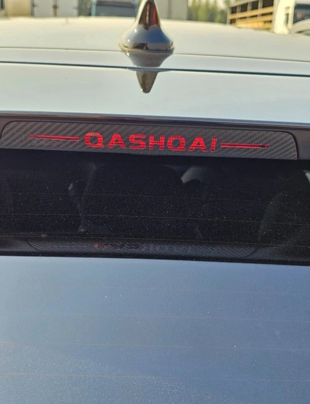 Carbon Fiber Brake Light Sticker for 2015-2018 Nissan Qashqai J11 Stop Lamp