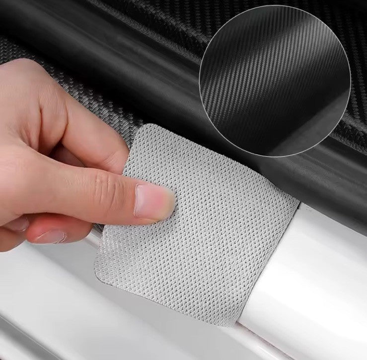 5 Pcs Car Door Sill And Boot Sill Protector For Audi S Line