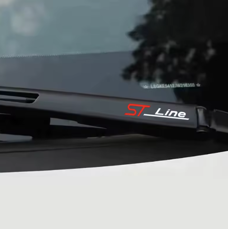 4PC Ford Focus Fiesta Kuga Puma ST Line Car Windshield Wiper Stickers