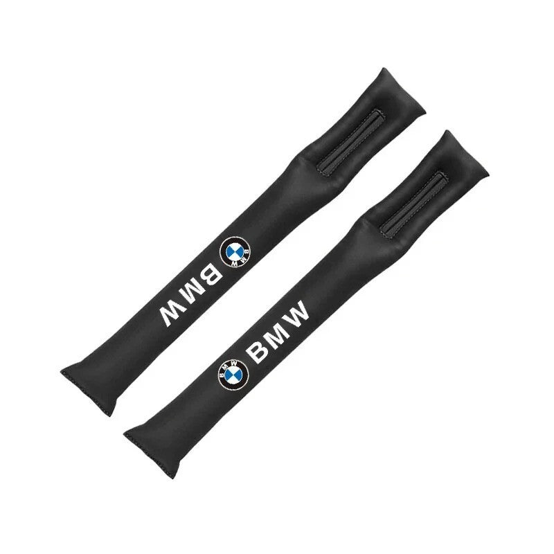 2PC Car Seat Gap Filler Leak Proof Cushion Strips For BMW X1 X3 X5 X7 G20 F30
