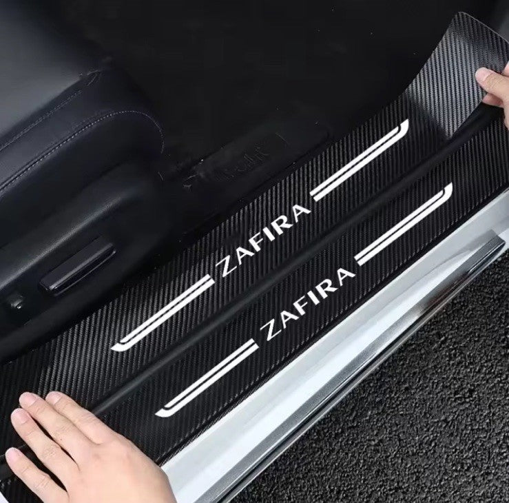 5PC Door Sill Protectors For Vauxhall Zafira Fast Shipping Gift Ideas