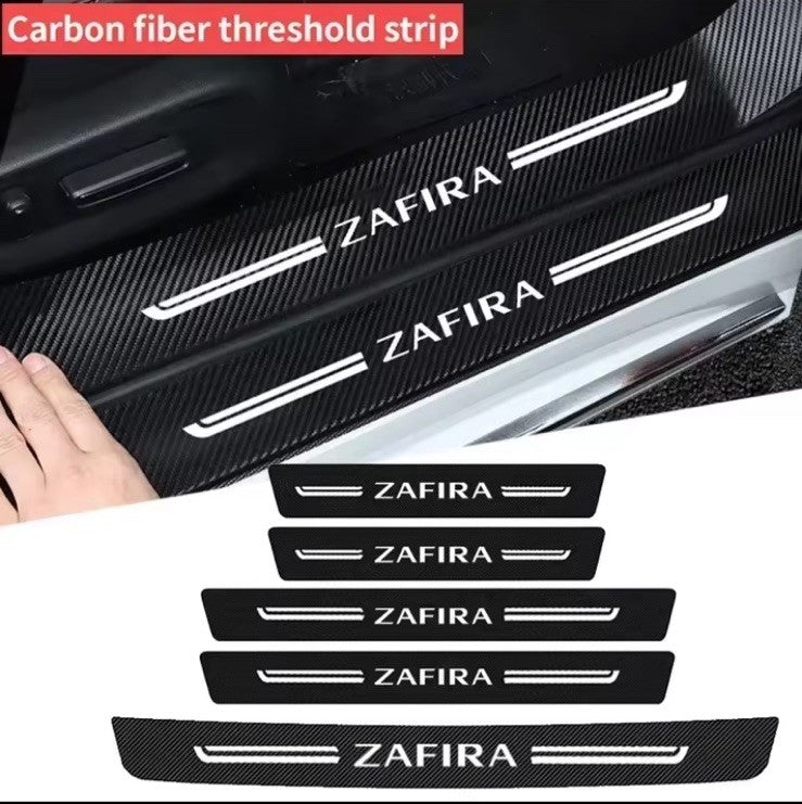 5PC Door Sill Protectors For Vauxhall Zafira Fast Shipping Gift Ideas