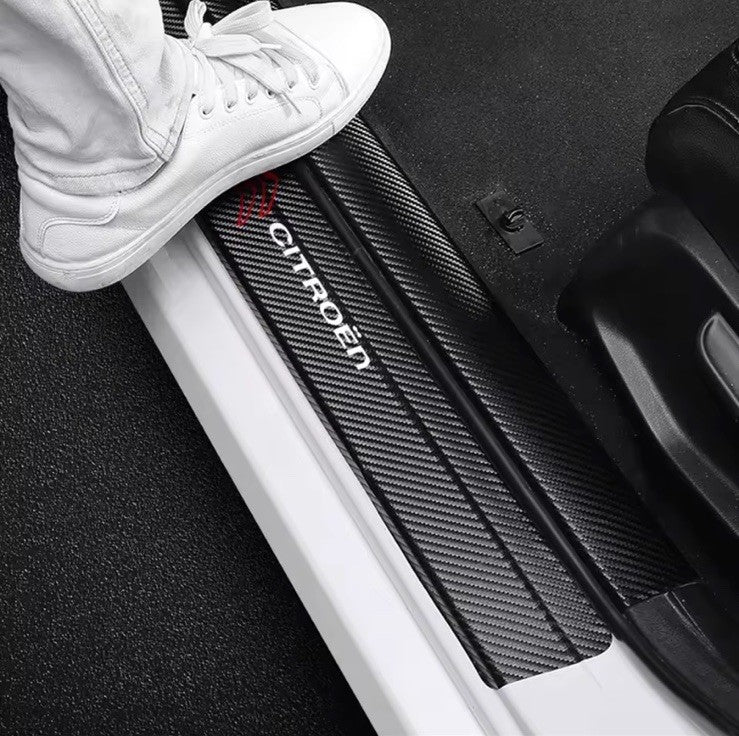 4PCS Car Door Sill Protective Strips For Citroen