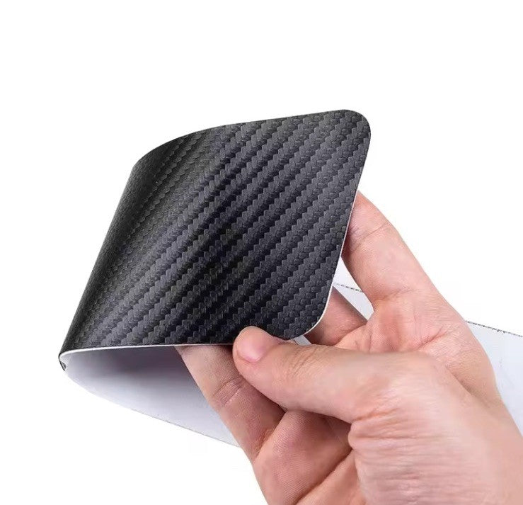 4PCS BMW Carbon Fibre Effect Adhesive Door Sill Protective Strips