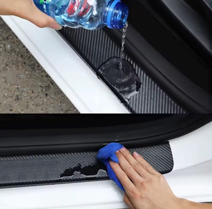 5 Pcs Car Door Sill And Boot Sill Protector For Audi S Line