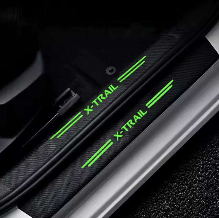 5PC Luminous Door Sill Protector Sticker for Nissan X-Trail