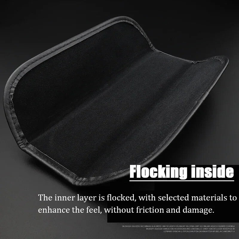 2PCS Nappa Leather Seat Belt Covers for Audi S Line A3 A4 A5 A6 A7 A8 S3 S4