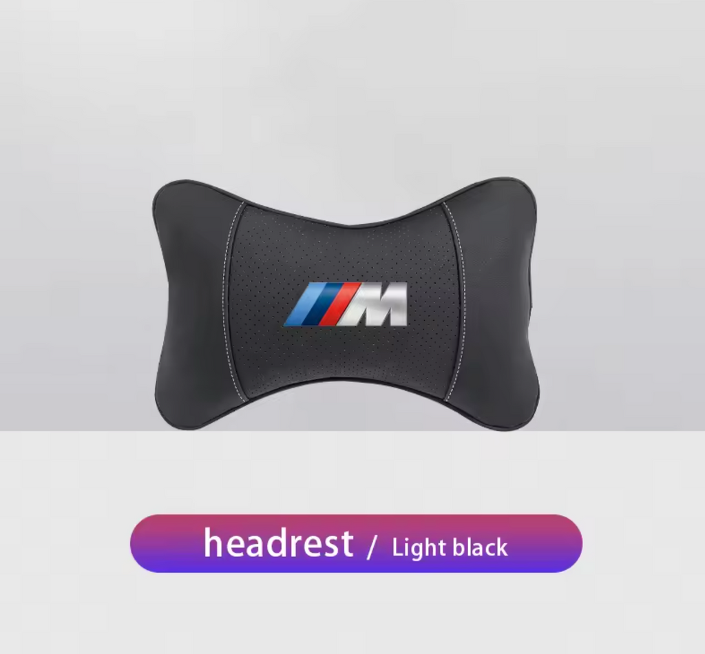 1PC M Sport Neck Pillow for BMW X1 X3 X5 X7 F30 F10 G20 G30 Car Seat Headrest