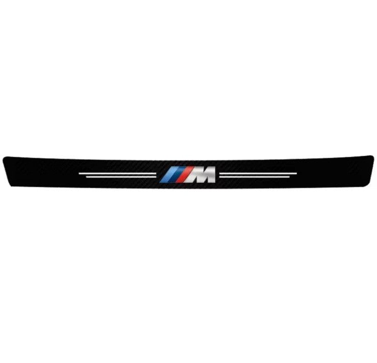 5Pcs Carbon Fibre Adhesive Door And Boot Sill Protective Strips For BMW